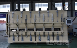 电容行业自动化对接工业烘箱－福建华科 